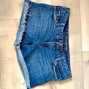 American eagle jean cut off shorts